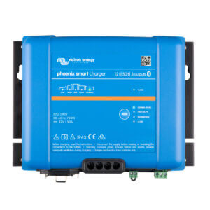 Victron Phoenix Smart IP43 Laddare 12V 50A (3), 3 utgångar