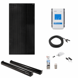 Solcellspaket 185W TOPCon Epever Duo Racer MPPT-regulator All Black